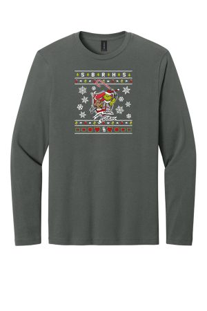 SB Ugly Holiday Long Sleeve T-shirt with Hearts